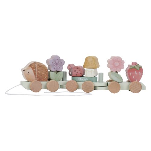 Train en bois avec blocs FAIRY GARDEN boutique de jouet enfant revendeur officiel Little Dutch saint pierre 97410 livraison la reunion 974