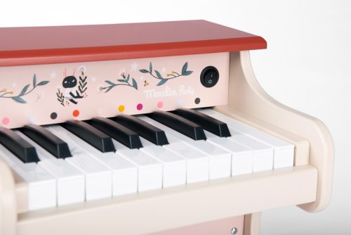 Piano électronique en bois APRÉS LA PLUIE boutique jouets saint pierre ile la reunion livraison 974 revendeur officiel MOULIN ROTY