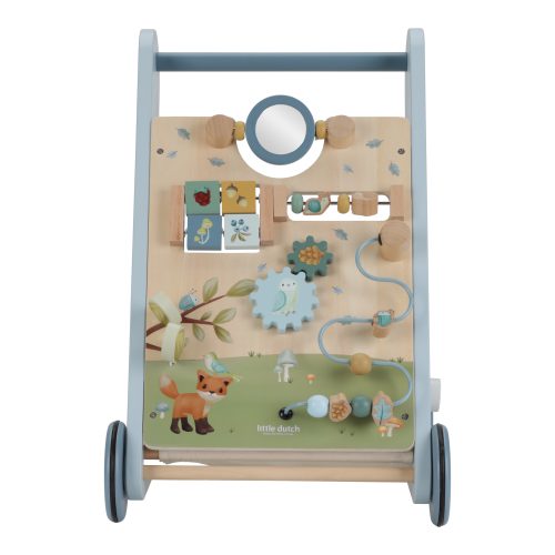 Chariot à blocs de marche FOREST FRIENDS boutique jouets bébé 12 mois saint pierre livraison sur toute l'ile 974