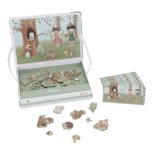 Jeu magnétique FOREST FRIENDS revendeur officiel LITTLE DUTCH saint pierre boutique de jouets enfant bébé ile de la reunion livraison 974