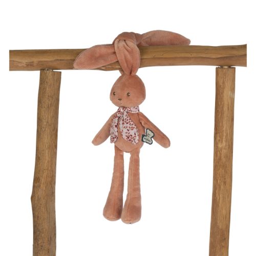 Peluche pantin lapin terracotta marque KALOO peluche de qualité idée cadeau bébé magasin de jouets en bois à st pierre 97410 Livraison LA REUNION 974