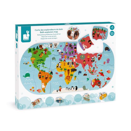 Puzzle de bain CARTE DES EXPLORATEURS DU BAIN