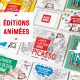 Cahier de dessin animé ÉDITIONS ANIMÉES pour enfant loisir créatif boutique jouets saint pierre ile de la reunion 974