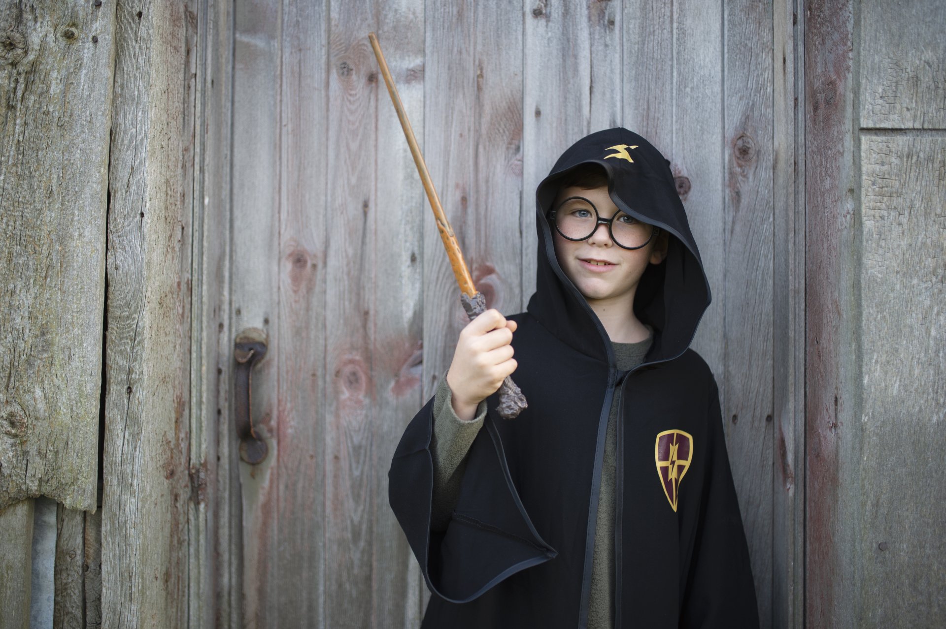 Déguisement enfant - Cape et lunettes apprenti sorcier - Déguisement enfant  anniversaire Harry Potter