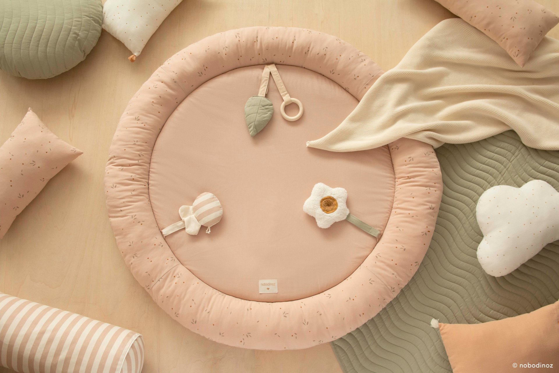 Tapis d'éveil sensoriel pour bébé, tapis activite montessori