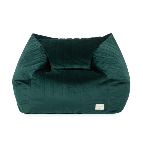 Fauteuil pouf CHELSEA VELVET JUNGLE GREEN Revendeur officiel nobodinoz saint pierre boutique ILE DE LA REUNION livraison 974