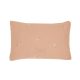 Coussin rectangle en coton bio WABI SABI POWDER PINK marque nobodinoz boutique déco décoration pour bébé et enfant saint pierre de la Reunion 974