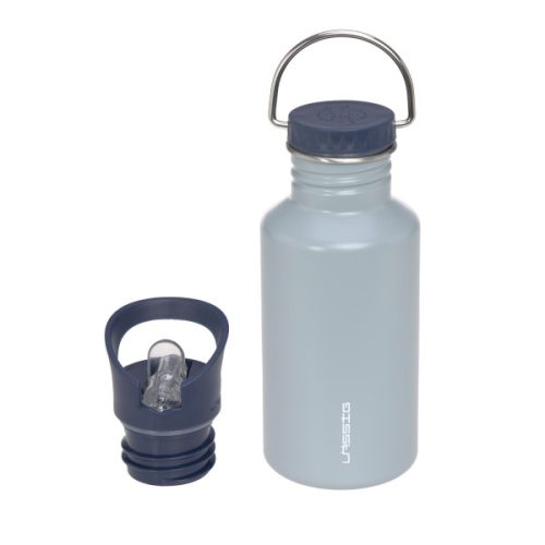 Gourde isotherme inox bleu clair revendeur officiel MARQUE LÄSSIG pour enfant boutique pour enfant saint pierre ILE DE LA REUNION rentrée des classes écoles livraison 974