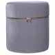 Pouf zip paris gris pouf pour coiffeuse magasin déco à st pierre 97410 livraison la réunion 974