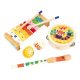 Set musical GIOIA xylophone tambourin flute instrument de musique enfant éveil musical revendeur officiel JANOD jouet en bois magasin de jouet saint pierre 97410 La Réunion 974