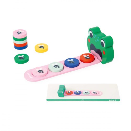 Algorithme La grenouille jeu éducatif revendeur JANOD magasin de jouets en bois à Saint Pierre 97410 livraison LA REUNION 974