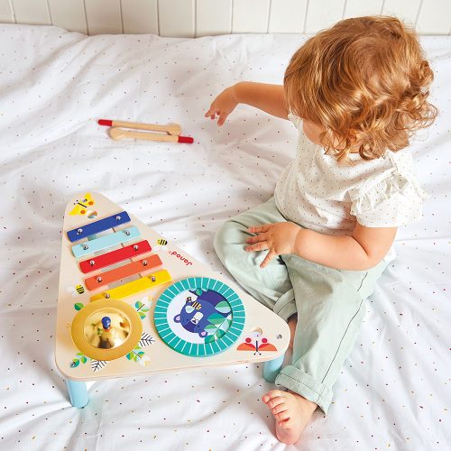 Table musicale GIOIA instrument de musique enfant éveil musical revendeur officiel JANOD jouet en bois magasin de jouet saint pierre 97410 La Réunion 974